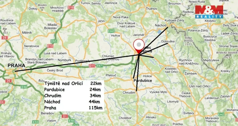 Pronájem bytu 1+1, Hradec Králové - Pražské Předměstí, Gočárova třída, 37 m2