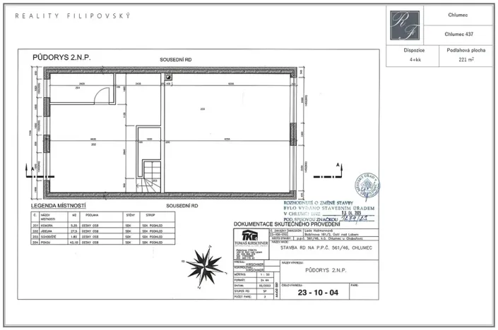 Prodej rodinného domu, Chlumec, 221 m2
