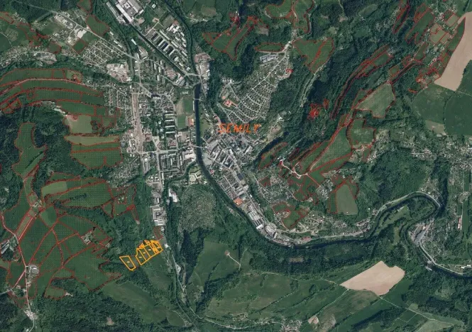 Prodej pole, Semily, 34107 m2