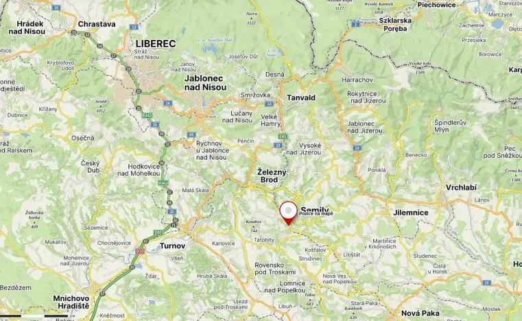 Prodej pole, Semily, 34107 m2