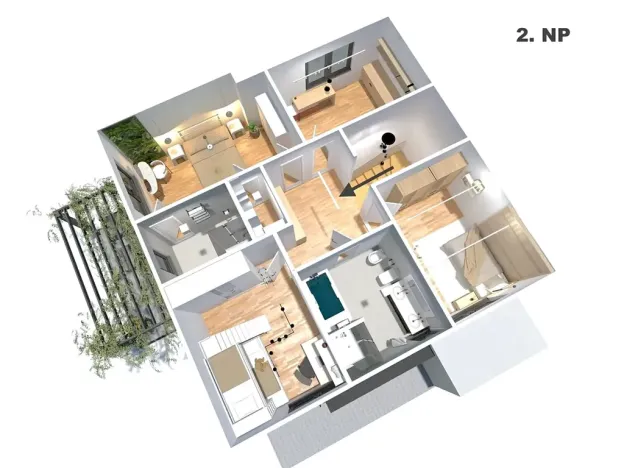 Pronájem rodinného domu, Praha - Březiněves, Skřivánčí, 157 m2