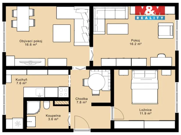 Pronájem bytu 3+1, Sušice - Sušice II, Na Tržišti, 66 m2