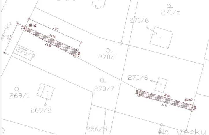 Prodej pozemku pro bydlení, Adamov, Na werku, 846 m2