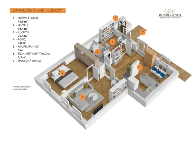 Prodej bytu 4+kk, Praha - Holešovice, Letohradská, 79 m2