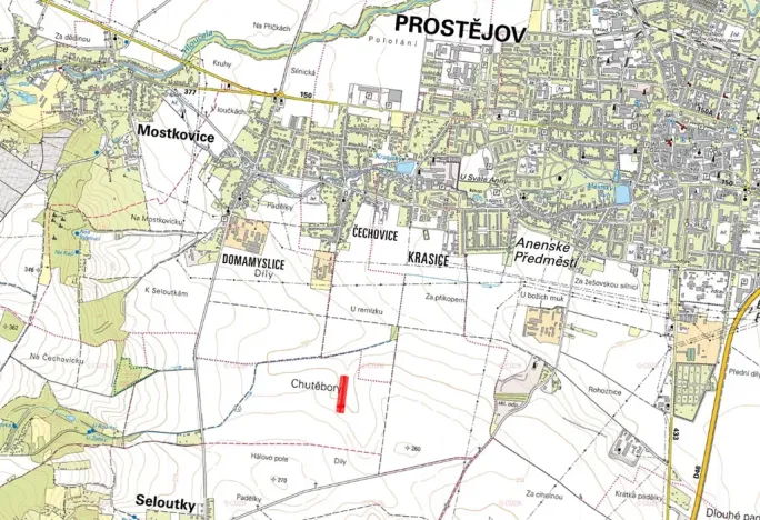 Prodej pole, Prostějov, 11631 m2