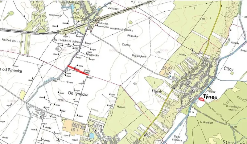 Prodej pole, Týnec, 7918 m2