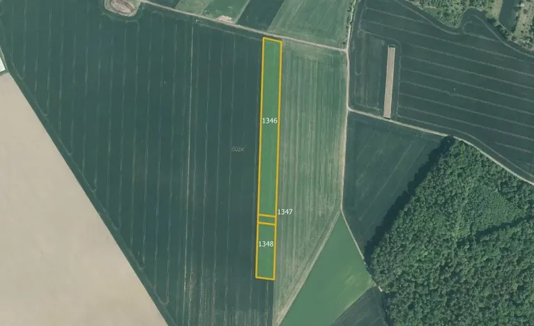 Prodej pole, Počenice-Tetětice, 37733 m2