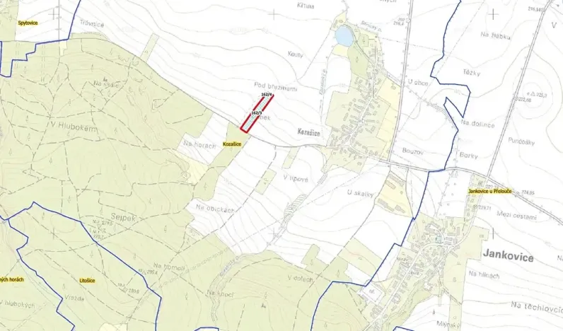 Prodej pole, Jankovice, 6844 m2