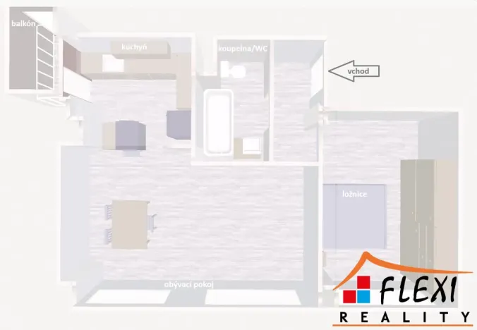 Pronájem bytu 2+kk, Ostrava, Petra Křičky, 56 m2