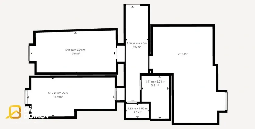 Prodej bytu 3+1, Hodonín, Brněnská, 74 m2