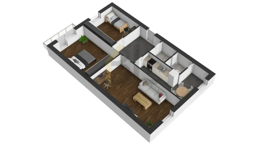 Prodej bytu 3+1, Slavkov u Brna, Zlatá Hora, 72 m2