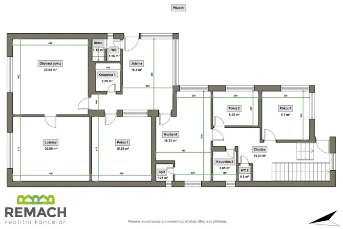 Prodej rodinného domu, Moravský Písek, Ostrožská, 164 m2