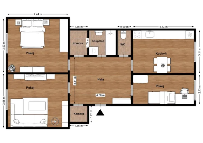 Pronájem bytu 3+1, České Budějovice - České Budějovice 3, J. Plachty, 85 m2