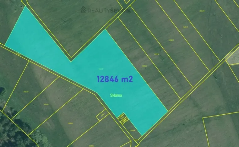 Prodej pole, Chlum u Třeboně, 12846 m2
