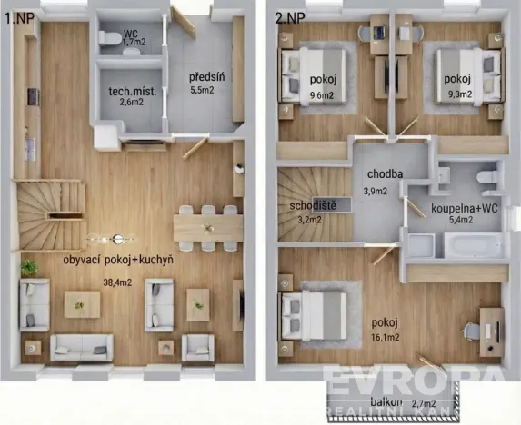 Prodej rodinného domu, Praha - Radotín, Na Krupičárně, 96 m2