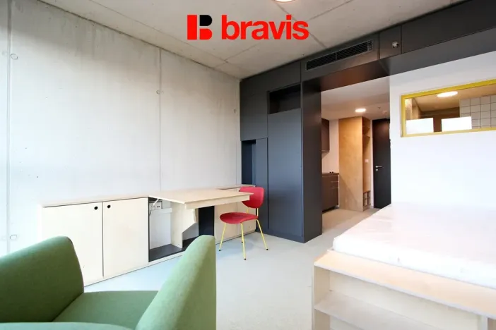 Pronájem bytu 1+kk, Brno - Trnitá, Dornych, 24 m2