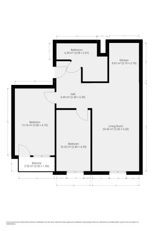 Pronájem bytu 3+kk, Praha - Letňany, Malkovského, 67 m2