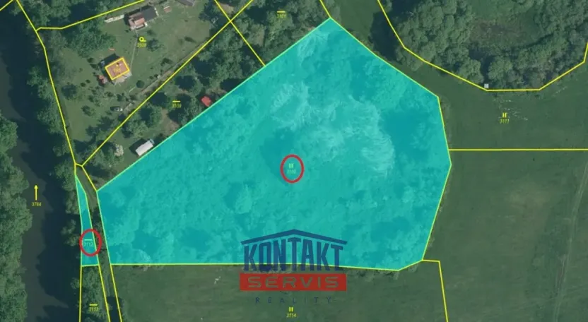 Prodej zahrady, Řípec, 11550 m2