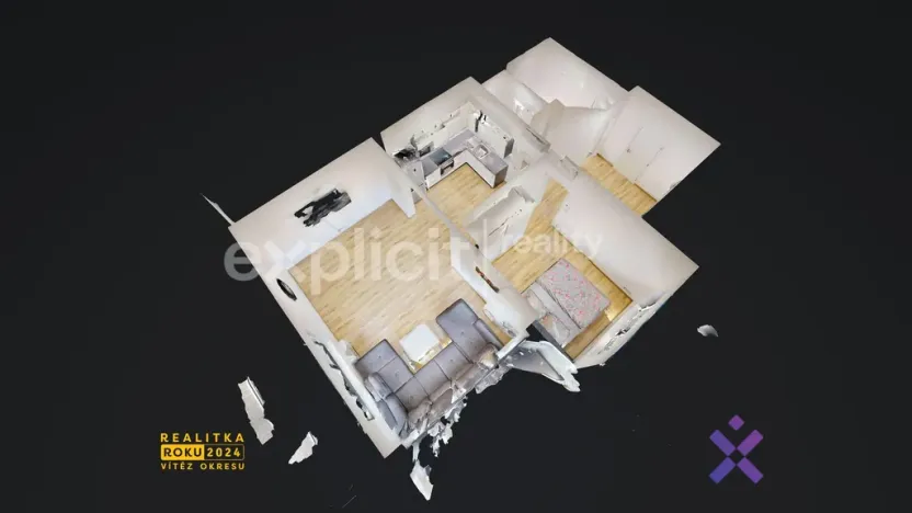 Pronájem bytu 2+kk, Slušovice, Dostihová, 90 m2