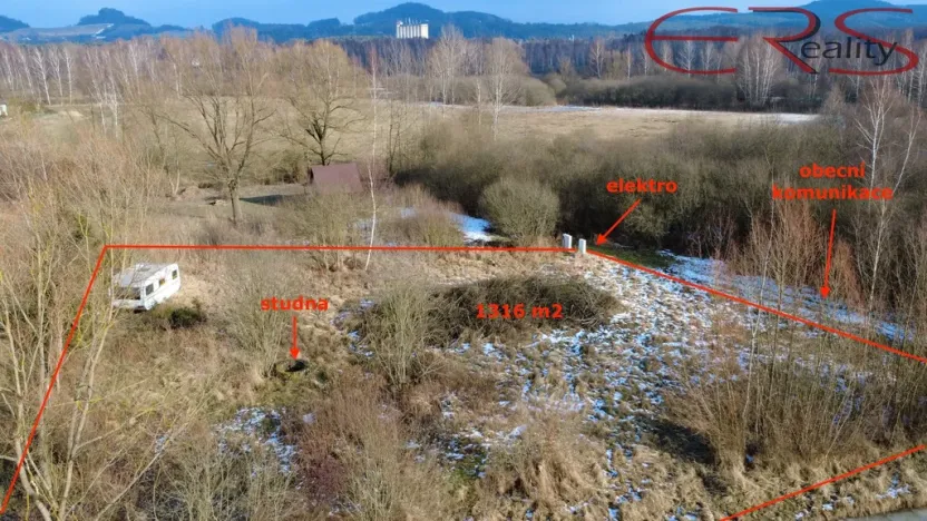 Prodej pozemku pro bydlení, Jestřebí, 1316 m2