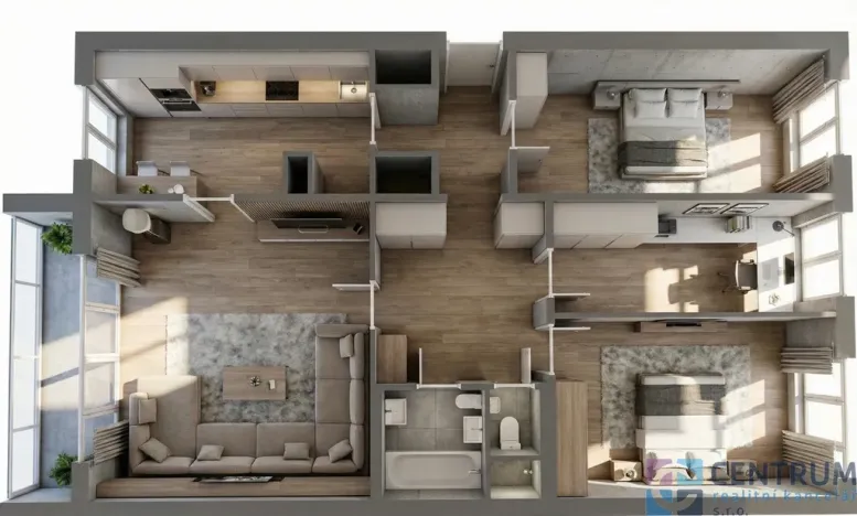 Prodej bytu 4+1, Praha - Háje, Hekrova, 79 m2