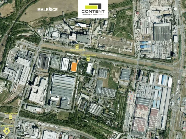 Pronájem skladu, Praha - Malešice, Tiskařská, 1098 m2