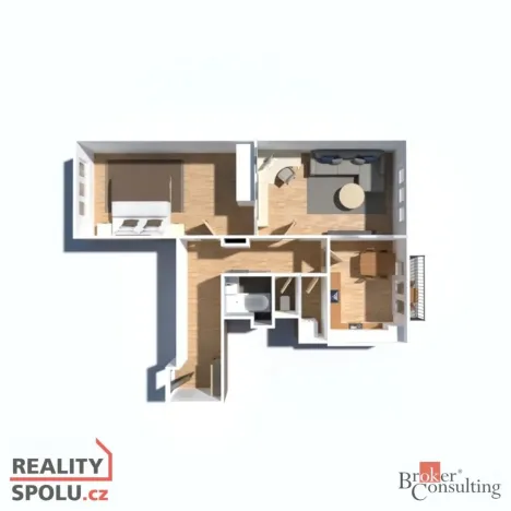 Prodej bytu 2+1, Karviná - Nové Město, Fibichova, 67 m2