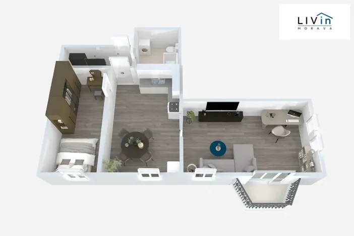 Pronájem bytu 2+1, Olomouc, Masarykova třída, 60 m2