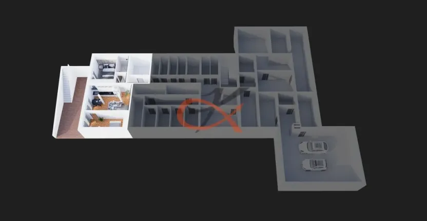 Pronájem bytu 3+kk, Horní Bečva, 87 m2