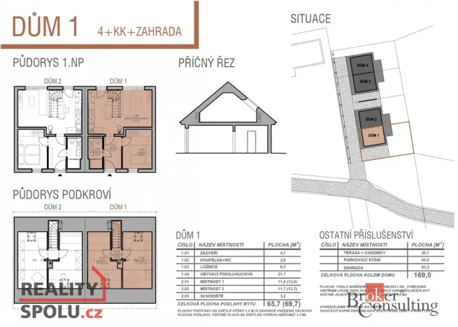 Prodej rodinného domu, Dlouhá Ves, 69 m2