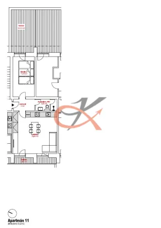 Pronájem bytu 2+kk, Horní Bečva, 53 m2