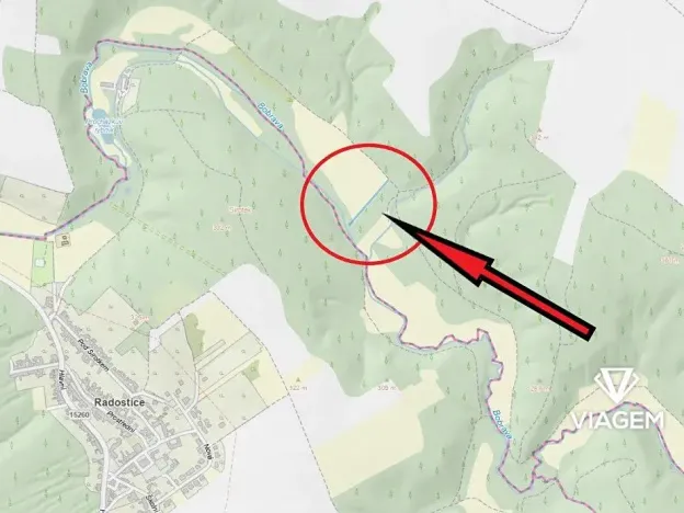 Prodej pole, Střelice, 860 m2