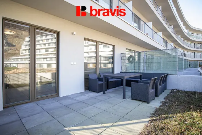 Pronájem bytu 2+kk, Brno - Komín, Bystrcká, 57 m2