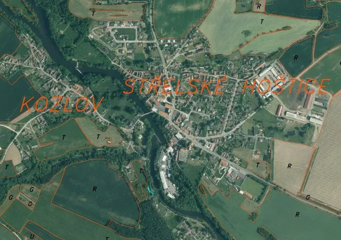 Prodej pozemku, Střelské Hoštice - Kozlov, 56 m2