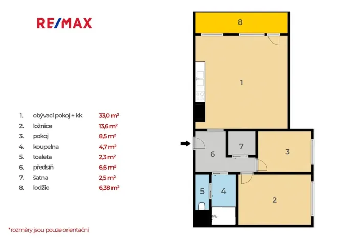 Prodej bytu 3+kk, Praha - Krč, Trnková, 82 m2