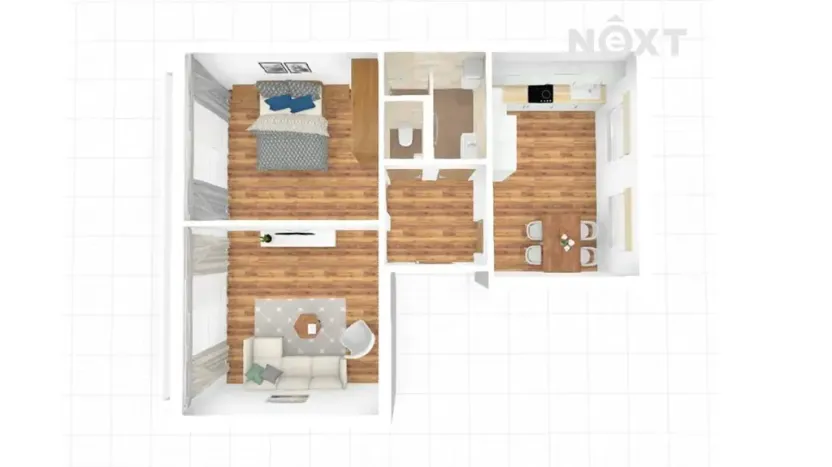 Pronájem bytu 2+1, Brno, Kotkova, 60 m2