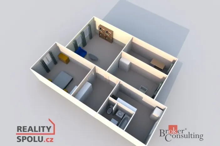 Prodej bytu 4+1, Plzeň - Bolevec, Sokolovská, 82 m2