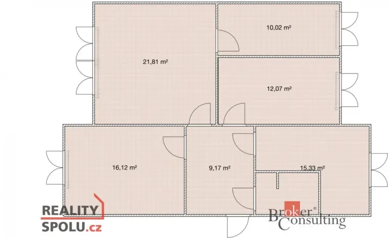 Prodej bytu 4+1, Plzeň - Bolevec, Sokolovská, 82 m2