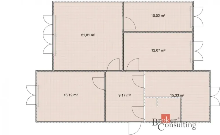 Prodej bytu 4+1, Plzeň - Bolevec, Sokolovská, 82 m2