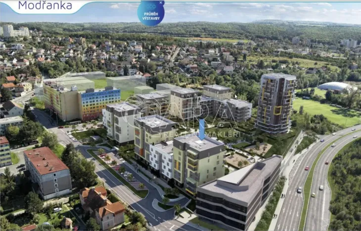 Pronájem bytu 2+kk, Praha - Modřany, K Vystrkovu, 70 m2