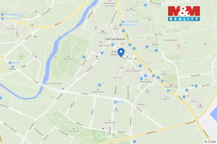 Pronájem bytu 1+kk, Žďár nad Sázavou - Žďár nad Sázavou 1, nám. Republiky, 36 m2