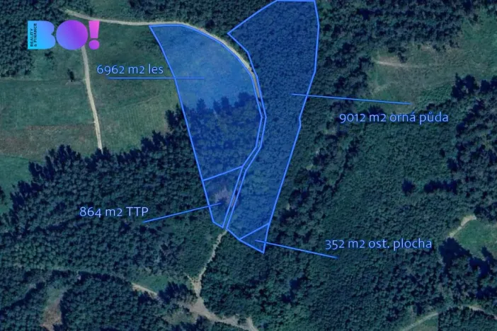 Prodej pozemku, Liptál, 17190 m2