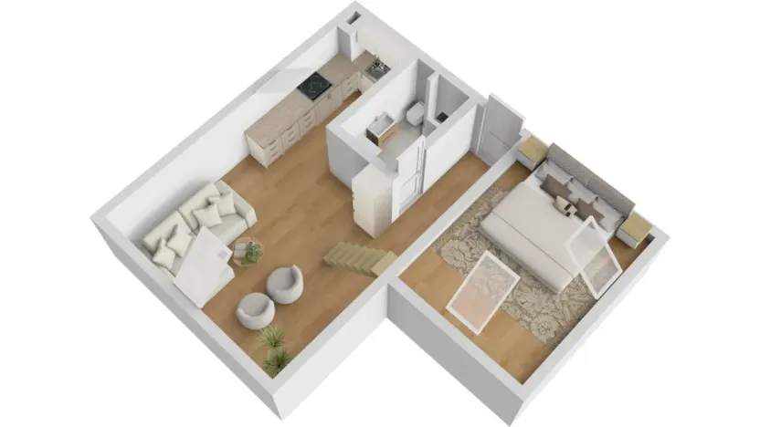 Prodej bytu 2+kk, Uherské Hradiště - Mařatice, 1. máje, 42 m2