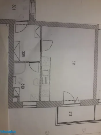 Pronájem bytu 1+kk, Lanškroun - Žichlínské Předměstí, Palackého, 37 m2