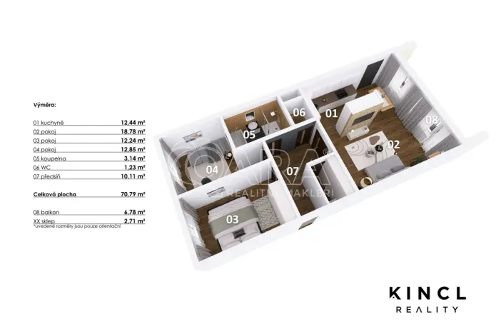 Prodej bytu 3+kk, Mladá Boleslav - Mladá Boleslav II, 17. listopadu, 70 m2