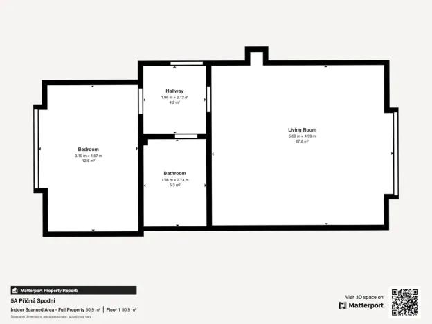 Pronájem bytu 2+kk, Olomouc, Příčná, 51 m2