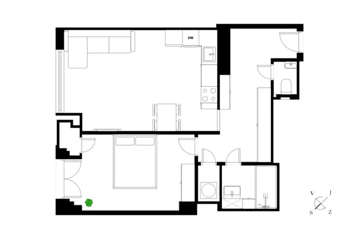 Prodej bytu 2+kk, Praha - Krč, Budějovická, 53 m2