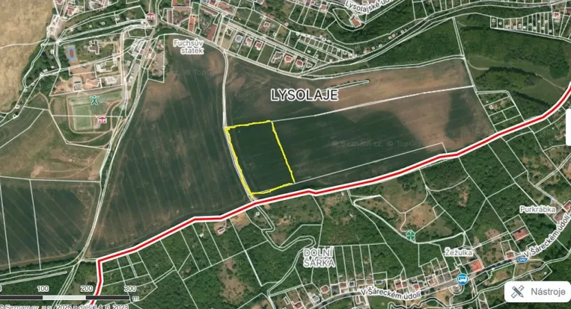 Prodej pole, Praha - Lysolaje, 17536 m2