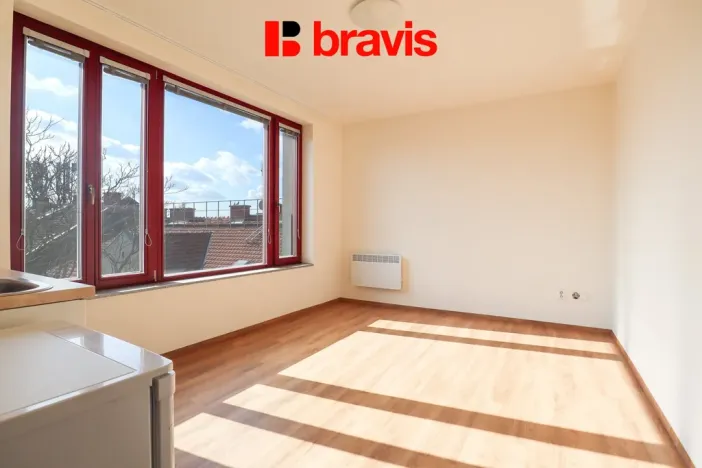 Pronájem bytu 1+kk, Brno, Francouzská, 22 m2