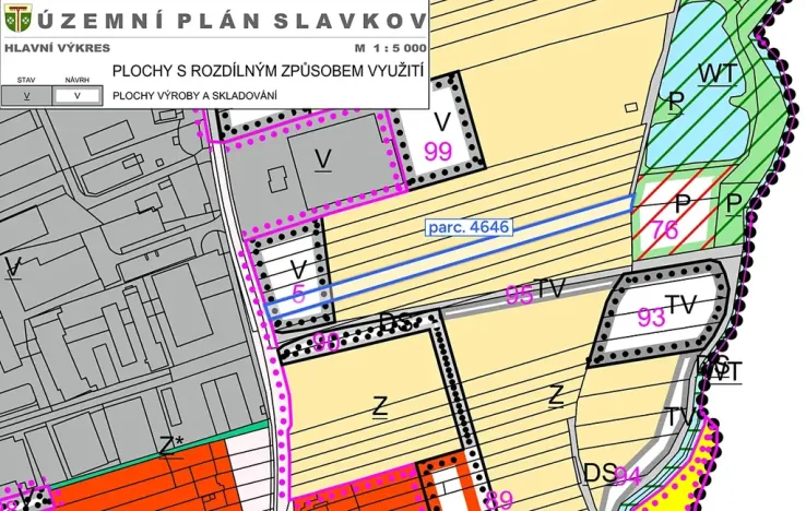 Prodej komerčního pozemku, Slavkov, 3338 m2